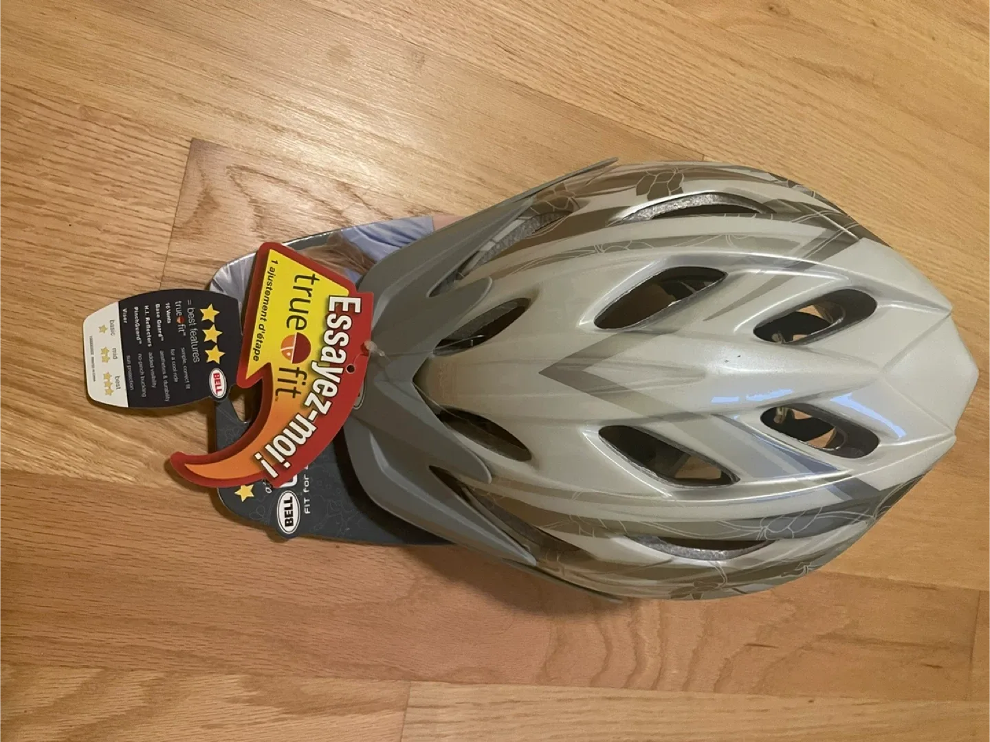 Brand New - Bell Bellisima Women's Bike Helmet Gray w/ Visor image indicator(3)