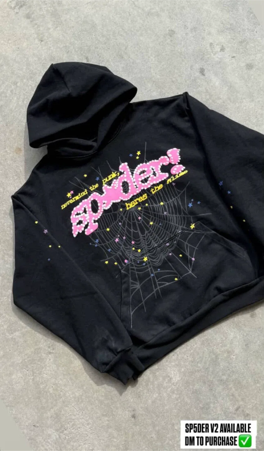 SP5DER V2 Black Hoodie thumbnail