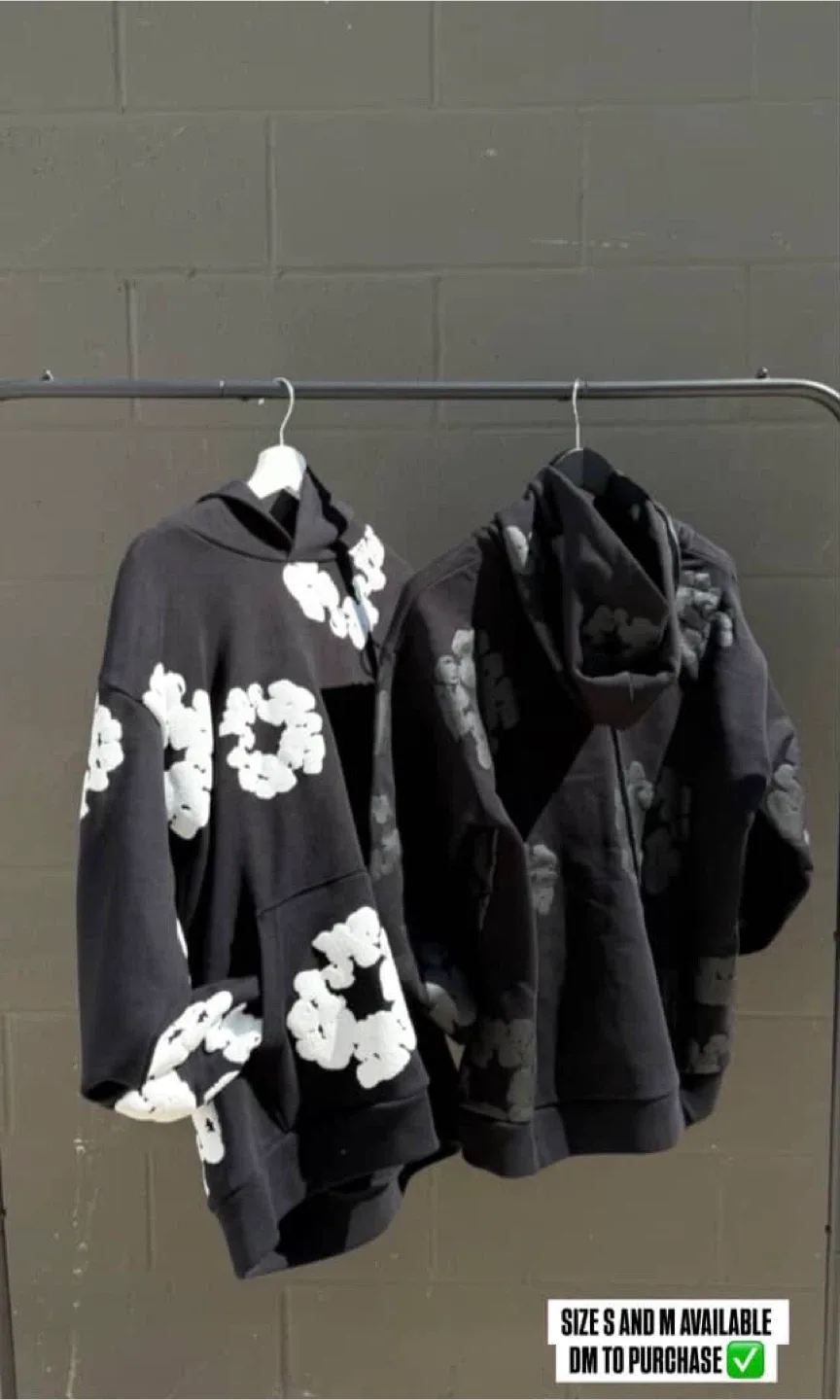 Black Hoodie Denim Tears thumbnail