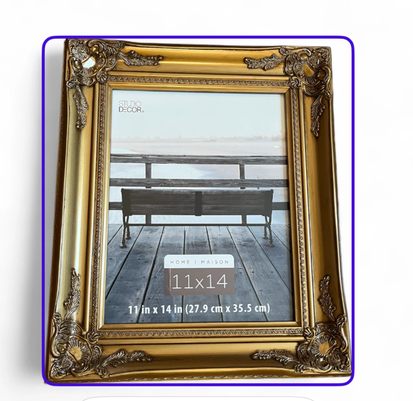 Studio Decor 11x14 Gold Picture Frame