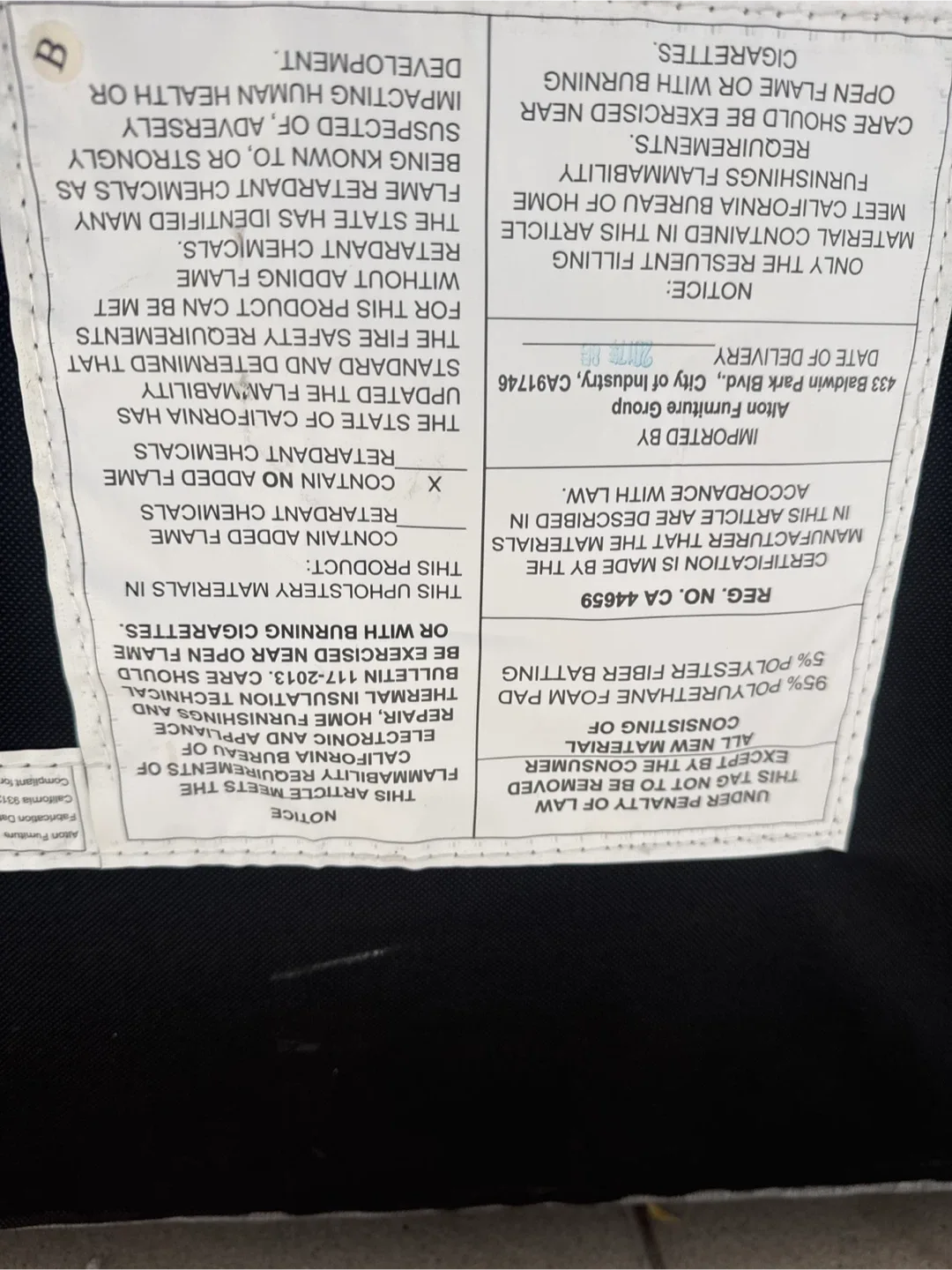 Grey Loveseat Sofa - Button Tufted image indicator(6)