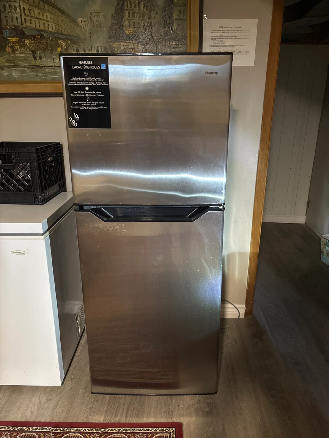 Danby Designer Refrigerator - Stainless Steel