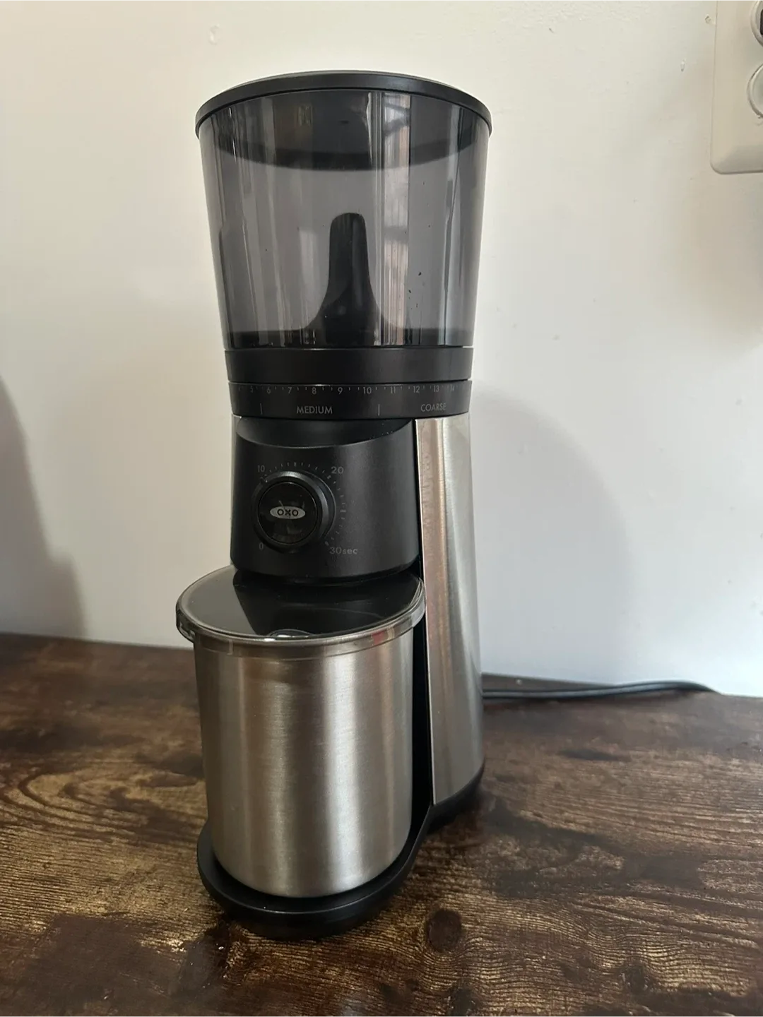 OXO Brew Conical Burr Coffee Grinder image indicator(2)
