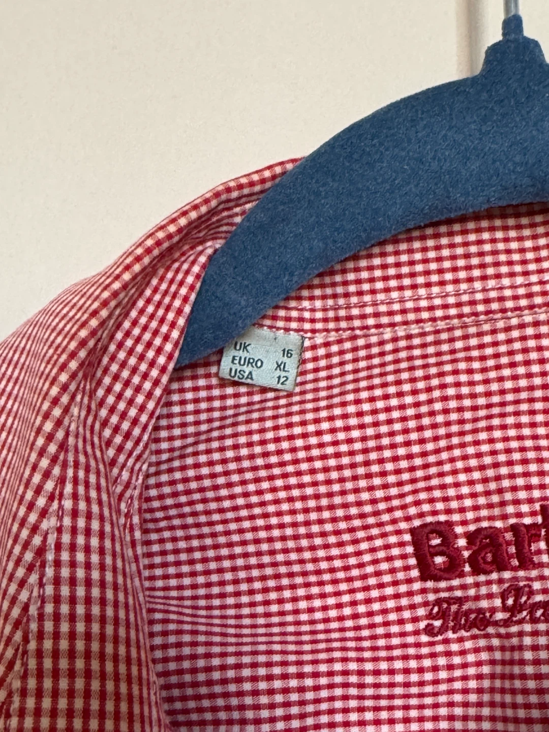 Barbour Ladies Shirt XL Red Gingham - photo 3