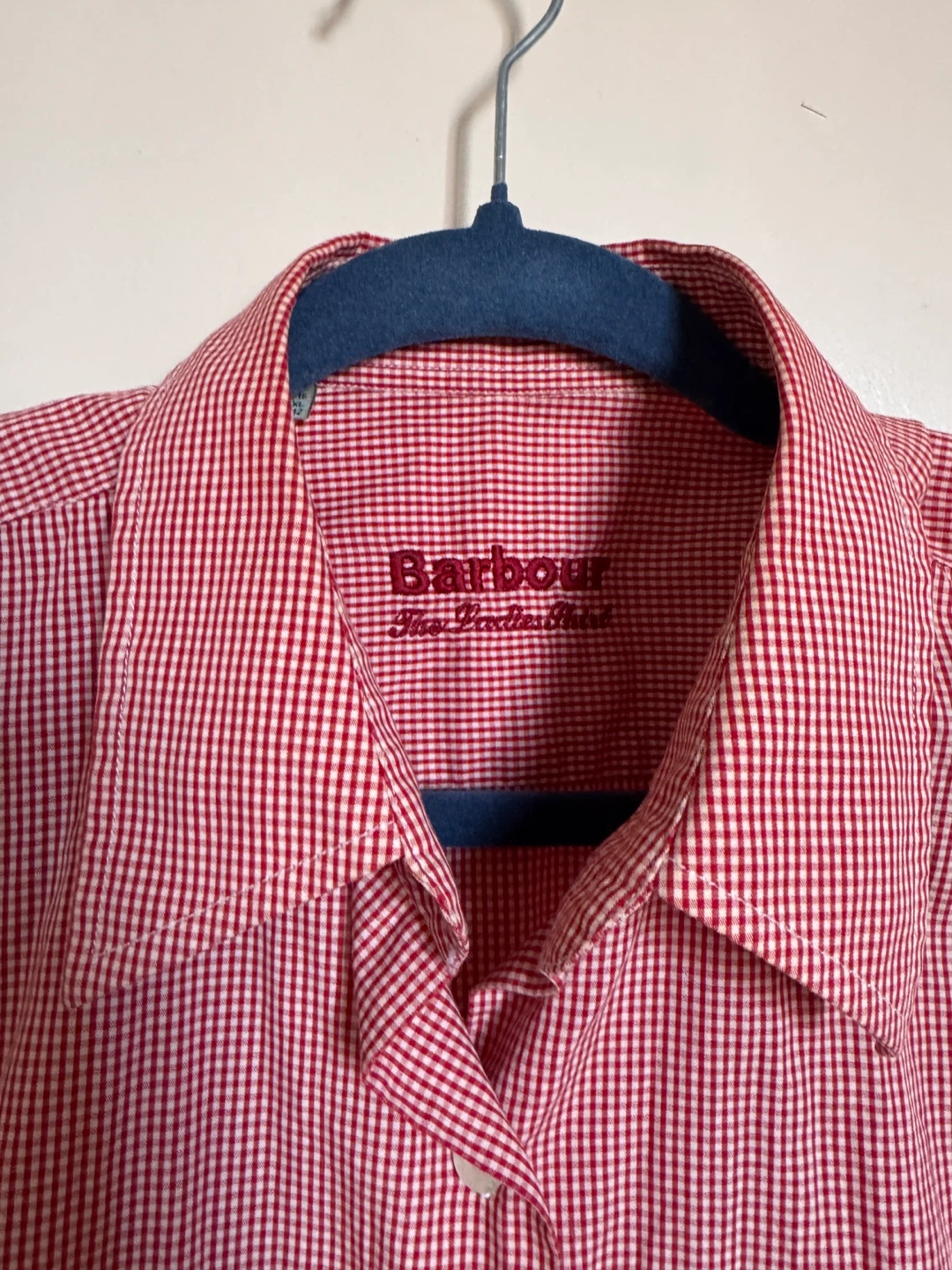 Barbour Ladies Shirt XL Red Gingham - photo 2