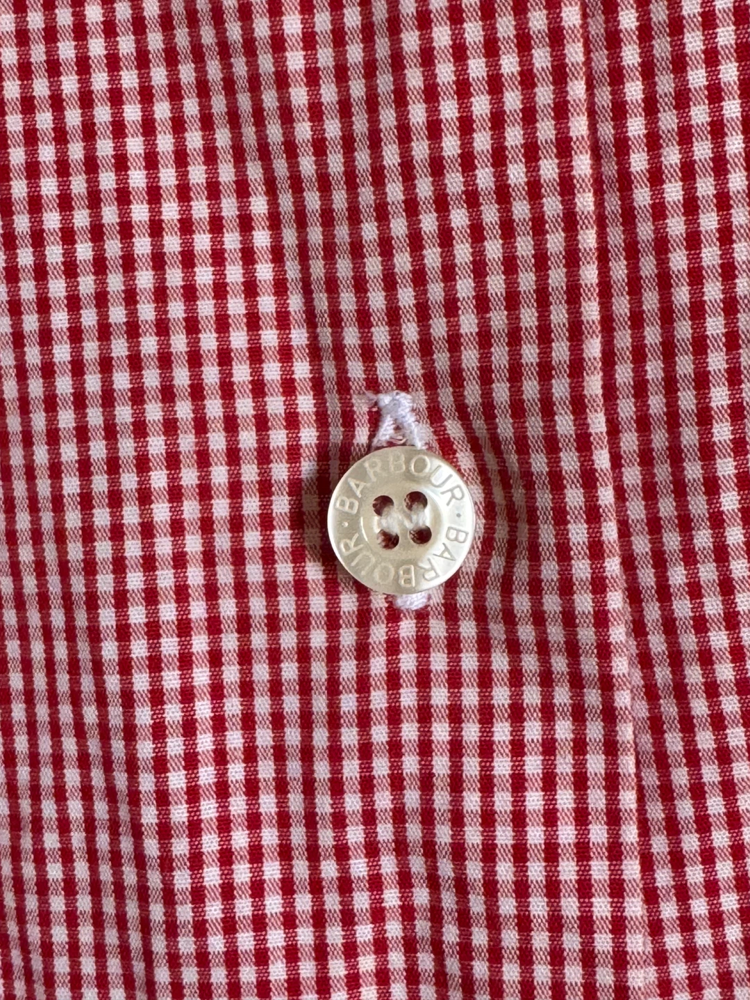Barbour Ladies Shirt XL Red Gingham - photo 4