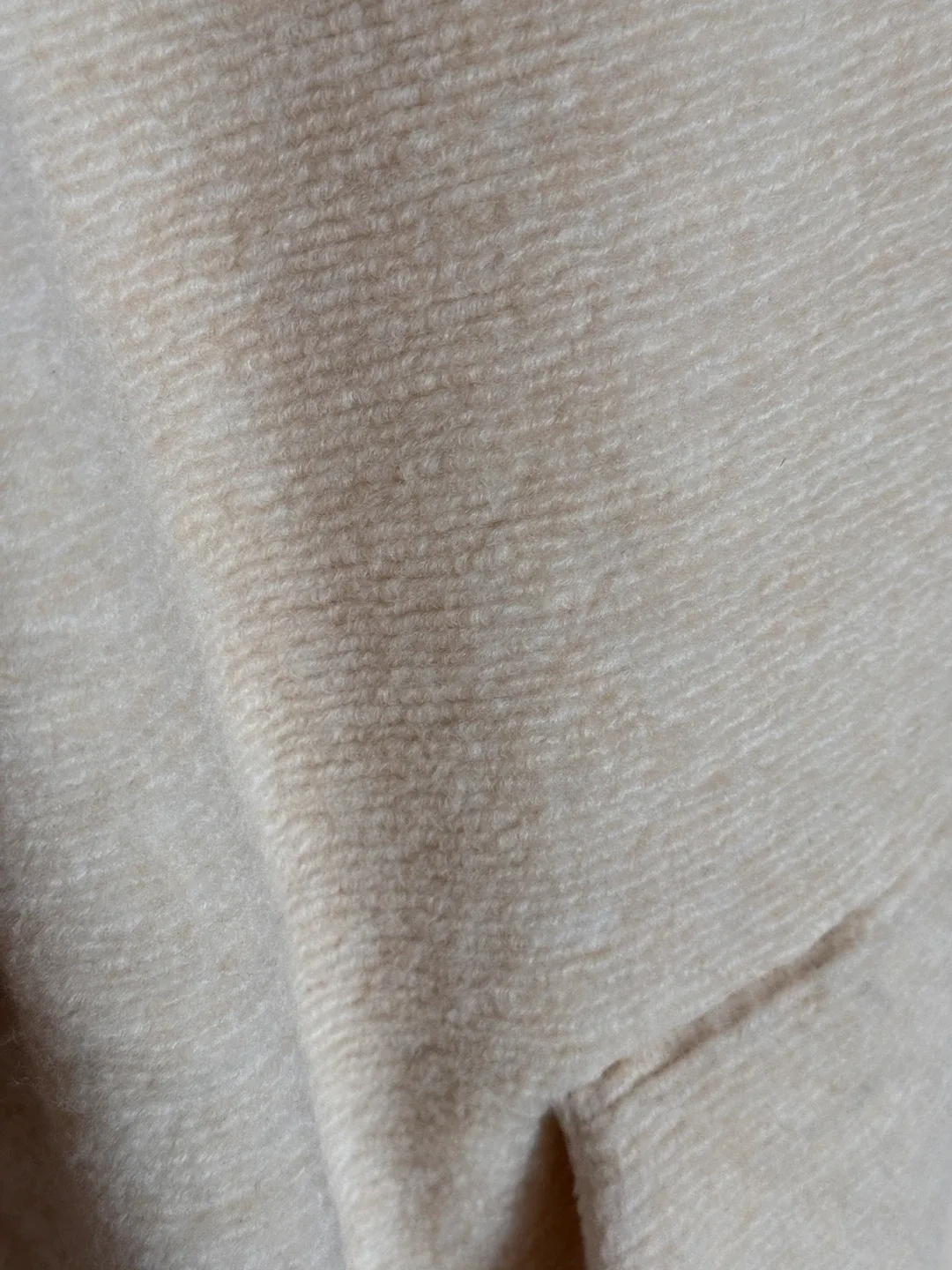 ZARA Cream Hoodie - Size L image indicator(4)