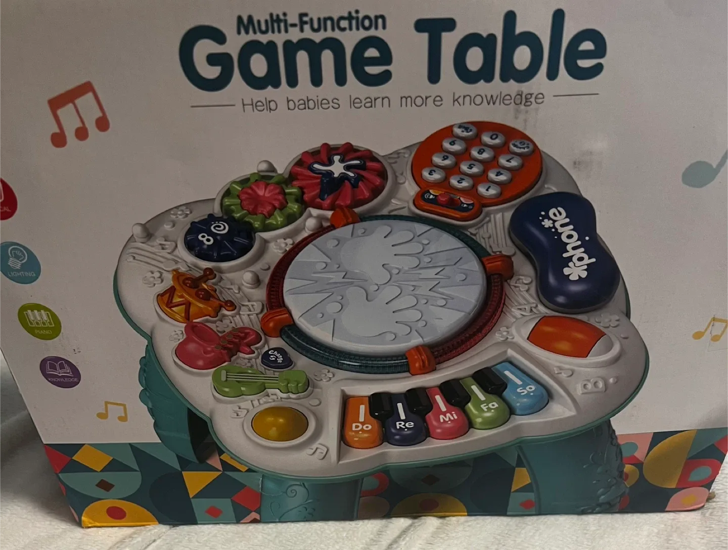 Multi-Function Game Table - Baby Learning Toy image indicator(3)