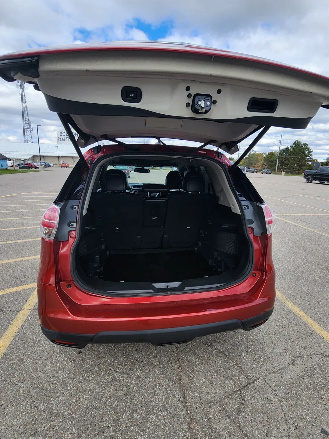 Red Nissan Rogue AWD SUV image indicator(7)