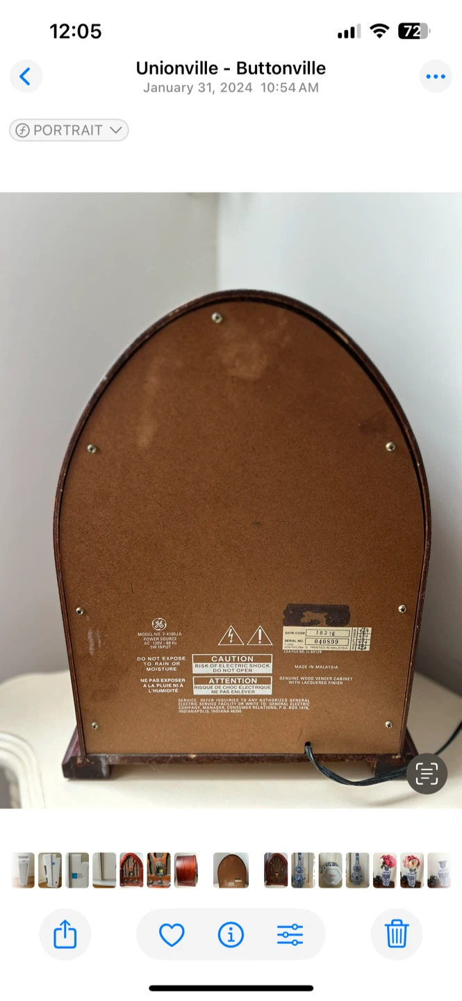 GE Spacemaker Radio - photo 2