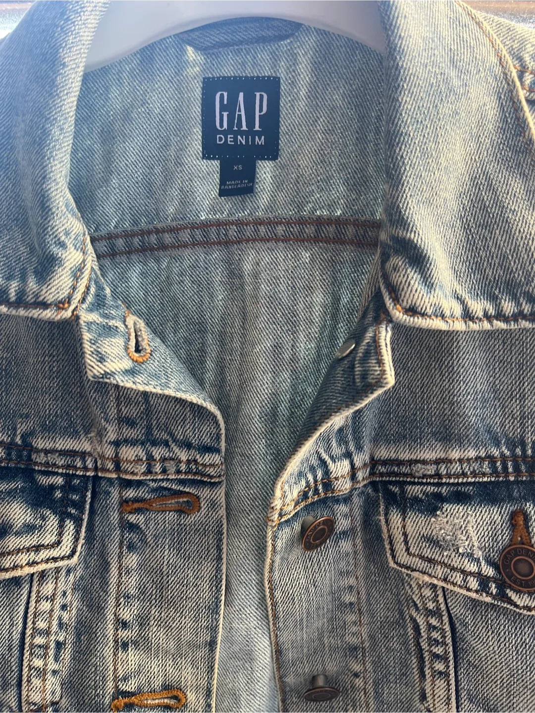 GAP Denim Jacket - Size XS image indicator(2)