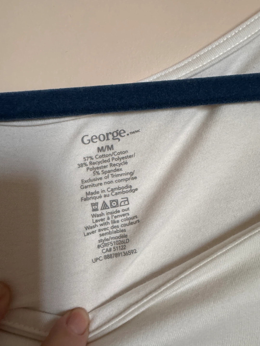 George White Bodysuit - Size M - photo 2