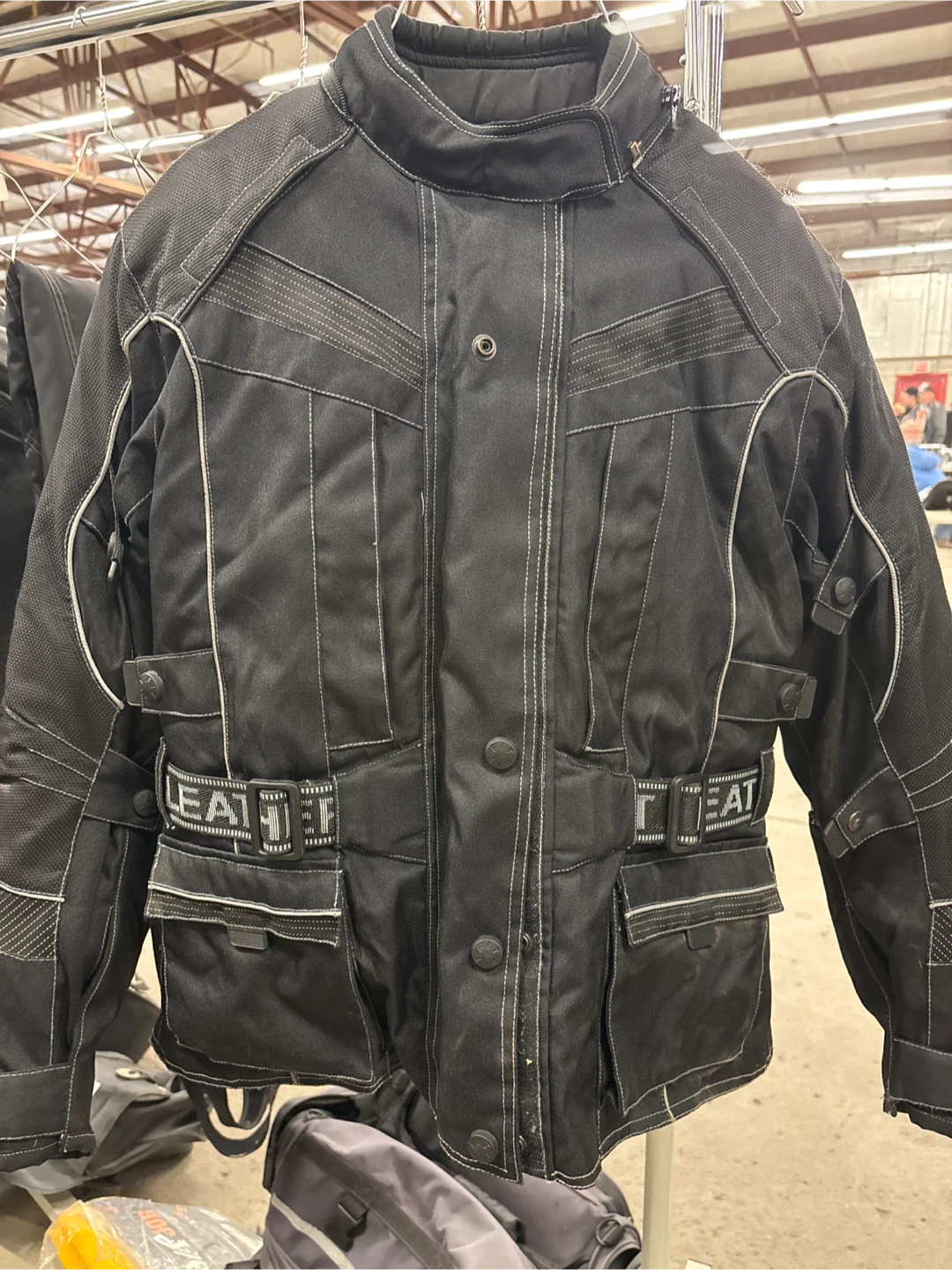 Leatherfit Black Motorcycle Jacket