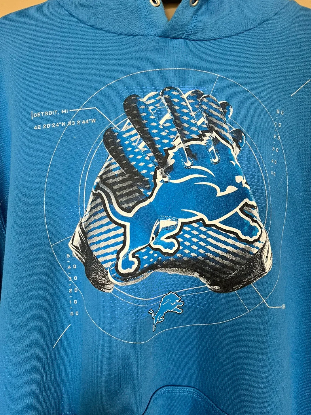 Nike NFL Detroit Lions Hoodie XXL image indicator(2)