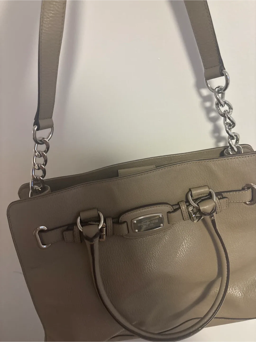 Michael Kors Satchel Bag - Taupe thumbnail