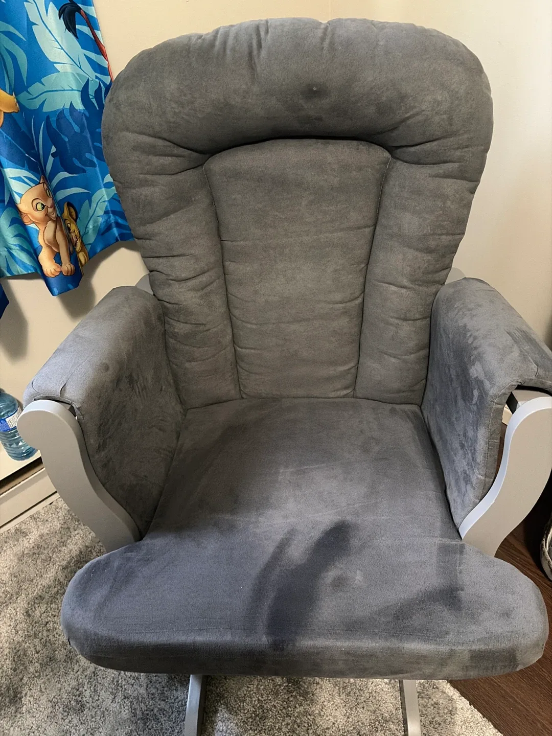 Grey Rocking Glider Chair image indicator(5)