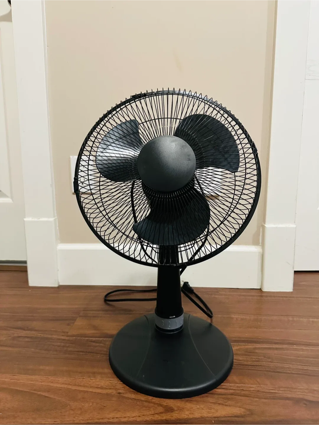 Black Table Fan
