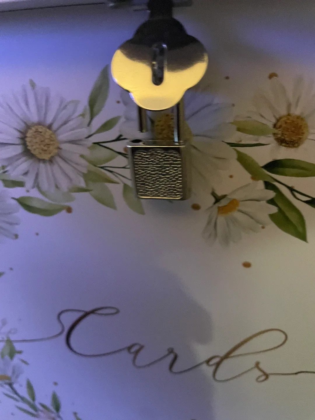 Daisy Floral Wedding Card Box with Lock image indicator(6)