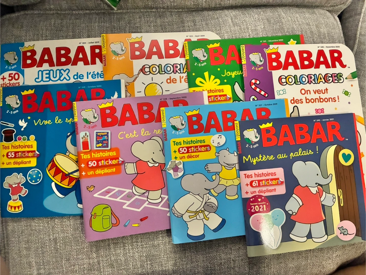 Babar Story Books with Stickers