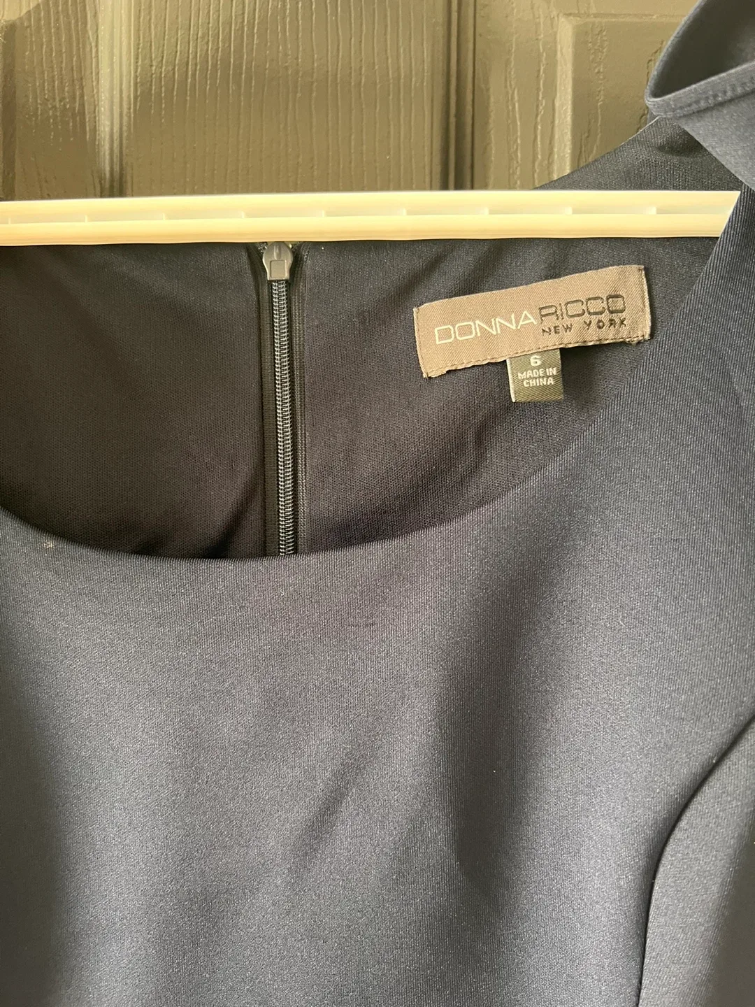 Donna Ricco New York Navy Dress - Size 6 image indicator(3)