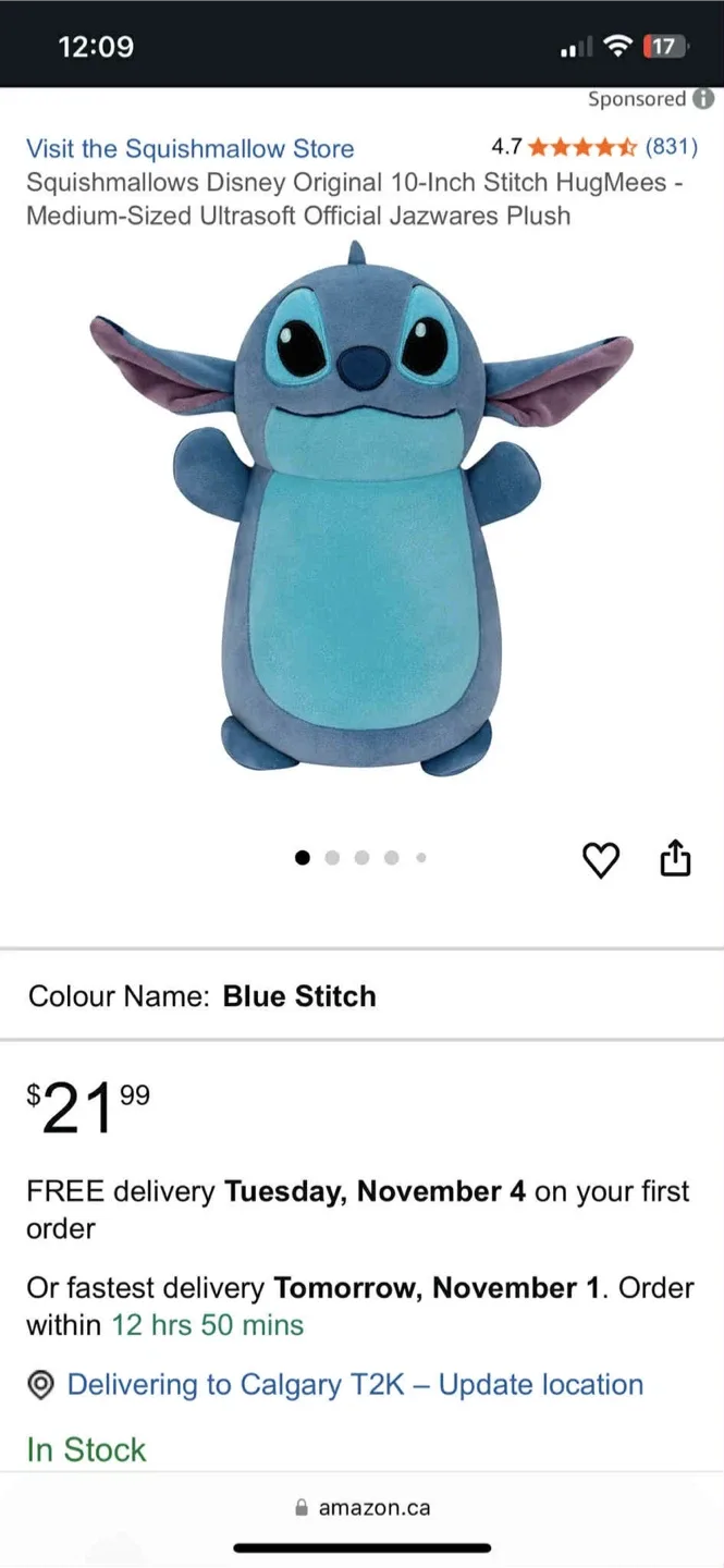 Disney stitch squishmallow image indicator(4)