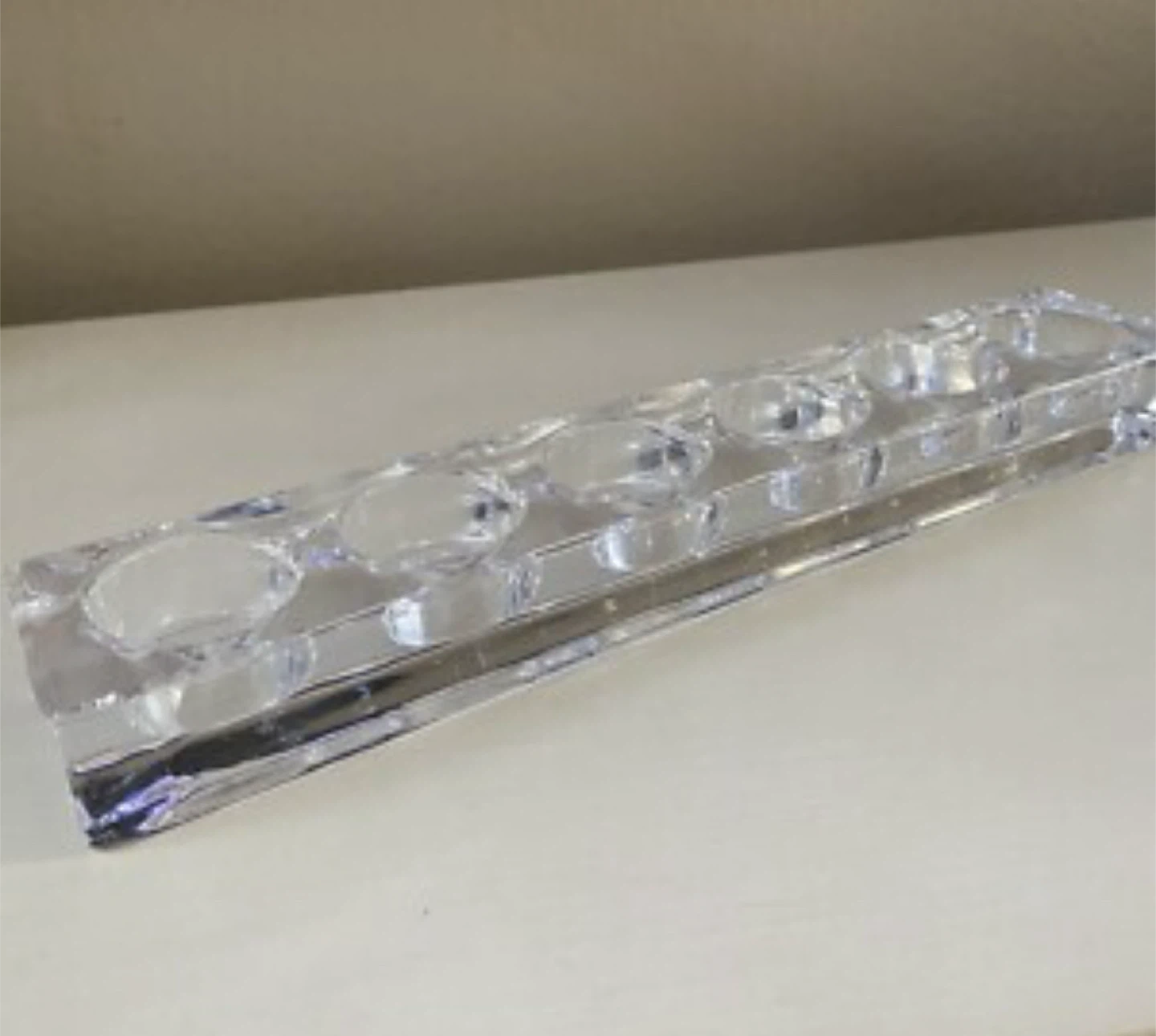 Crystal Glass Candle Decor