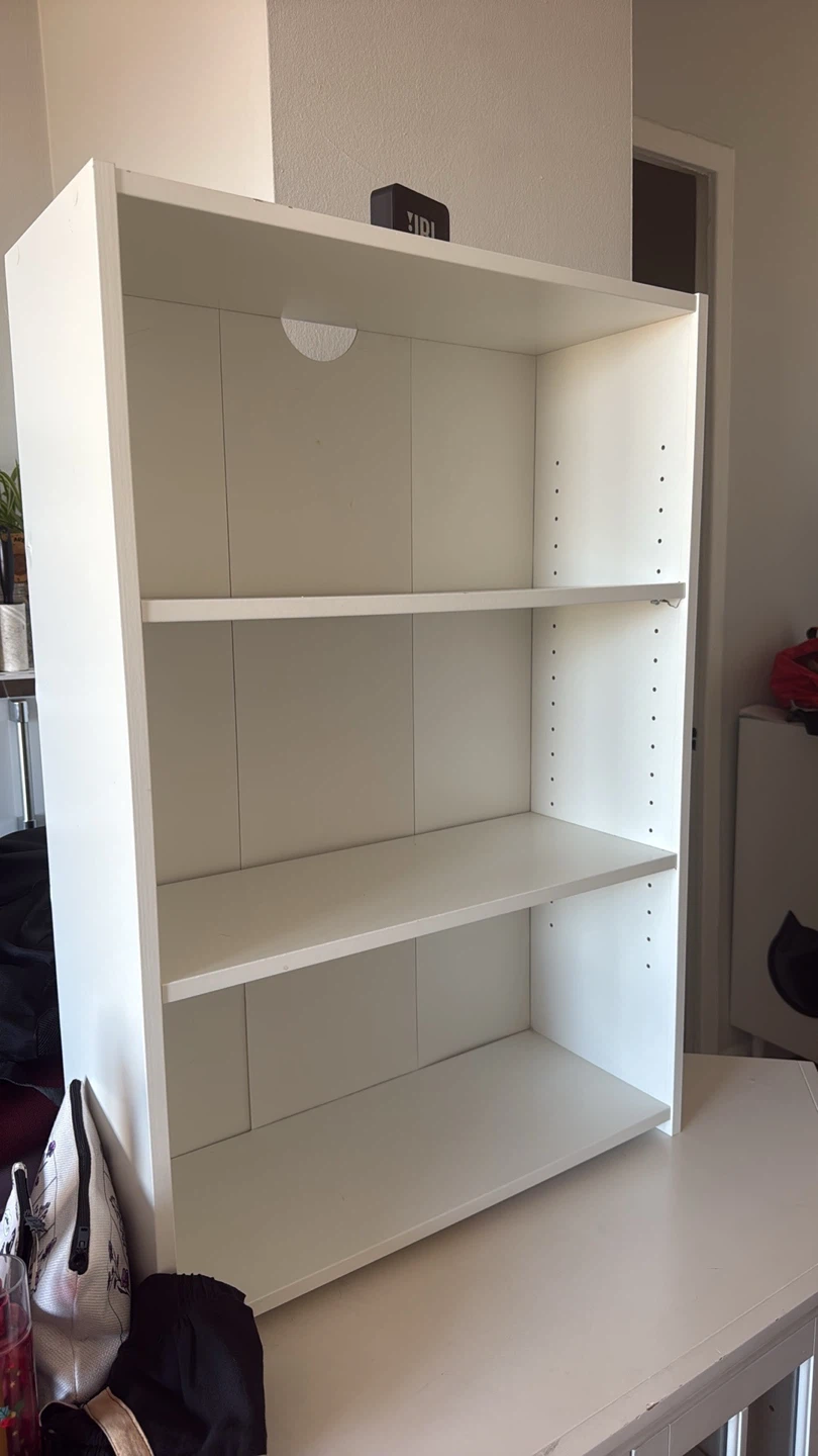 White Bookshelf