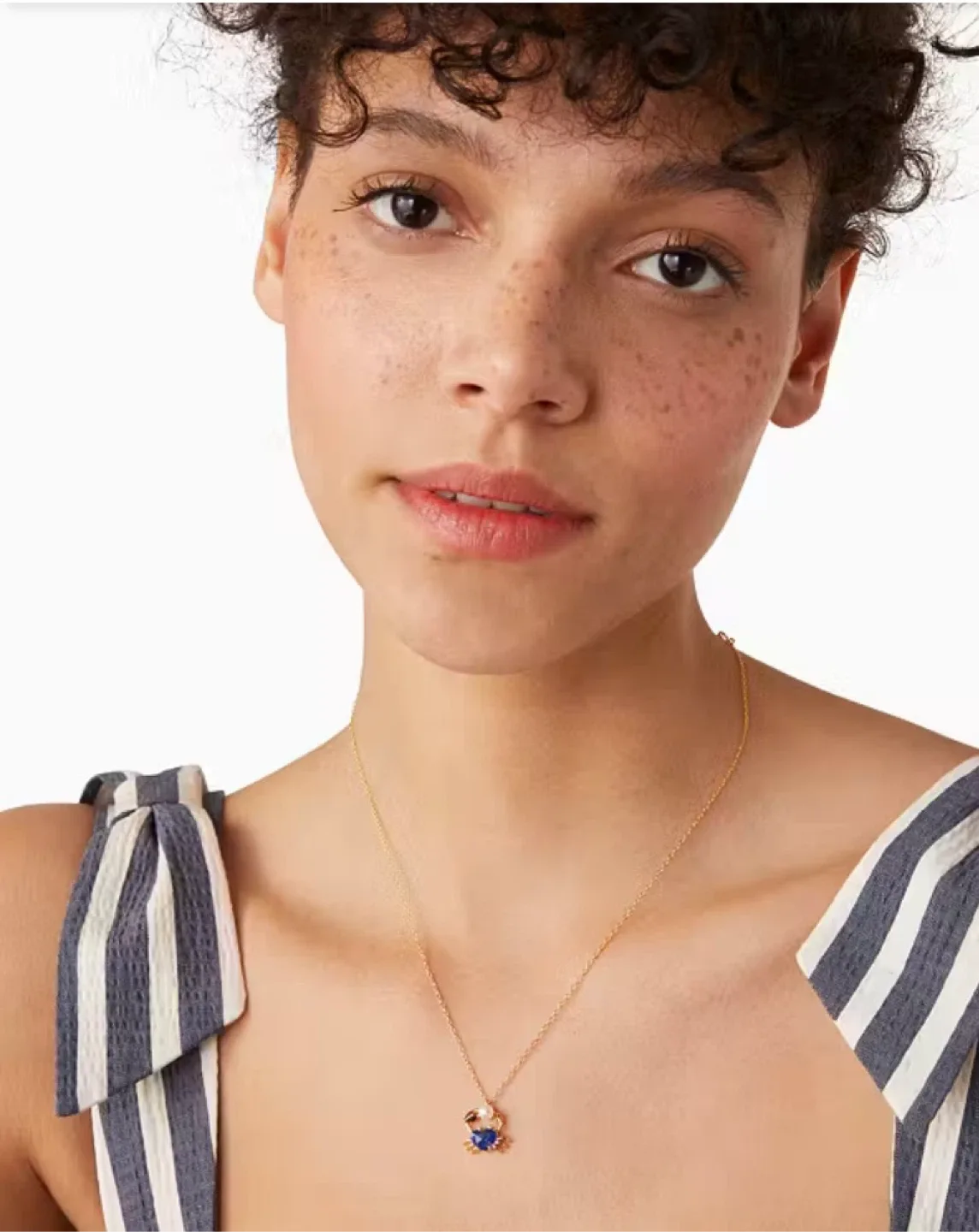 Kate Spade Crab Pendant Necklace & Earrings Set image indicator(4)