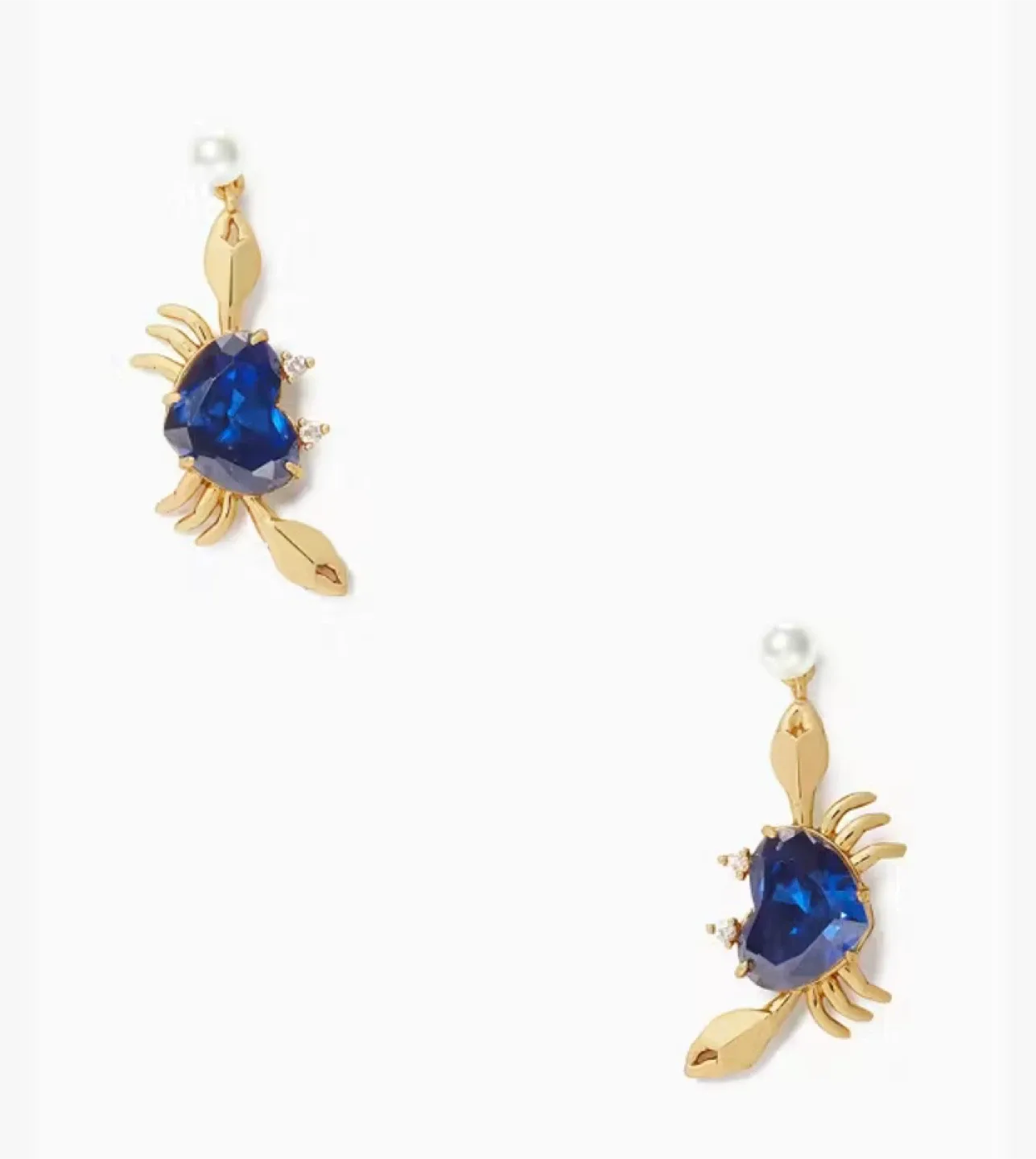 Kate Spade Crab Pendant Necklace & Earrings Set image indicator(7)