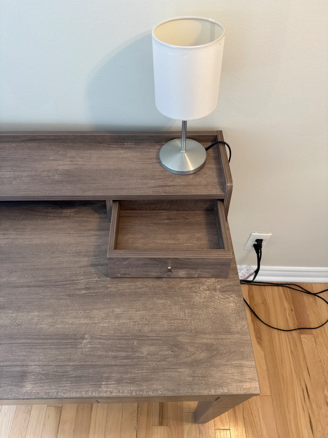 Wooden Desk with Drawers - photo 3