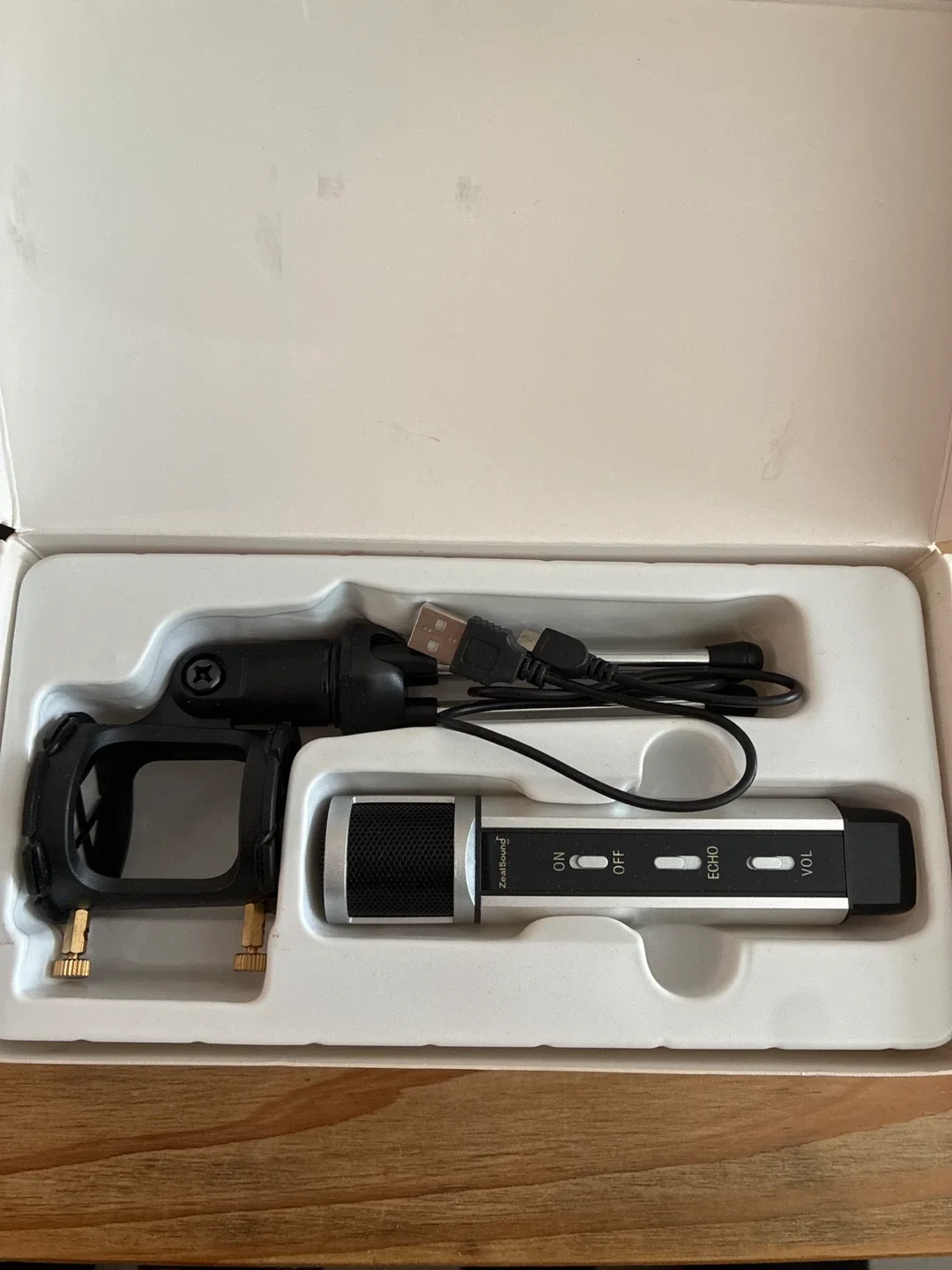 ZealSound Condenser Mic - Portable Microphone image indicator(2)