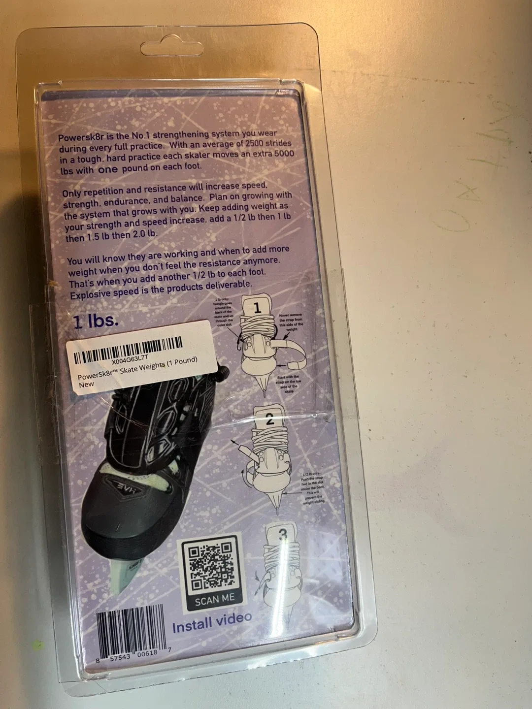 Power Sk8r Skate Weights - New in Package! image indicator(2)