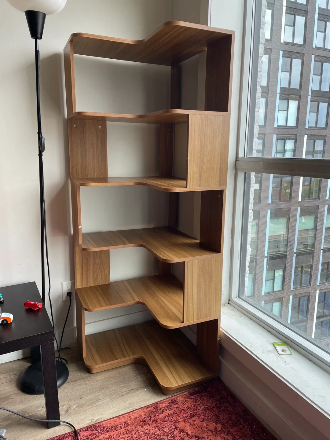 Unique Beautiful Wooden Corner Shelf image indicator(6)