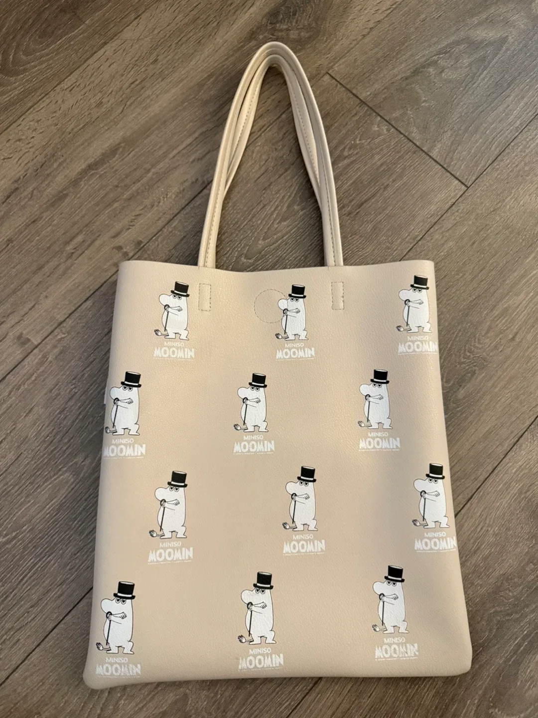 Miniso Moomin Slim Faux Leather Tote thumbnail