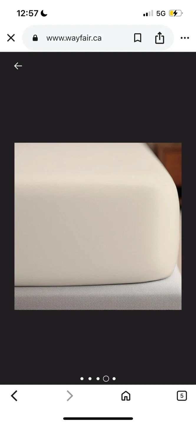 New King Size Wayfair Sheet Set - Neutral Tone image indicator(5)