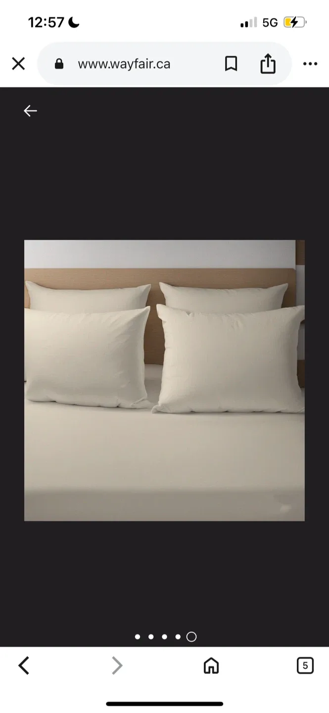 New King Size Wayfair Sheet Set - Neutral Tone image indicator(4)