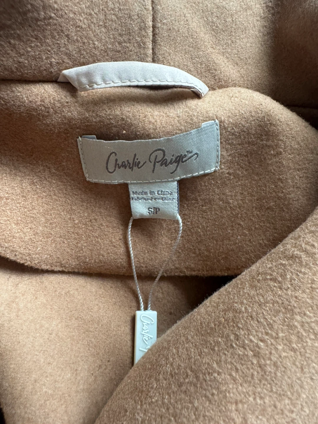 New CP camel Brown Coat - Size S/M - photo 5