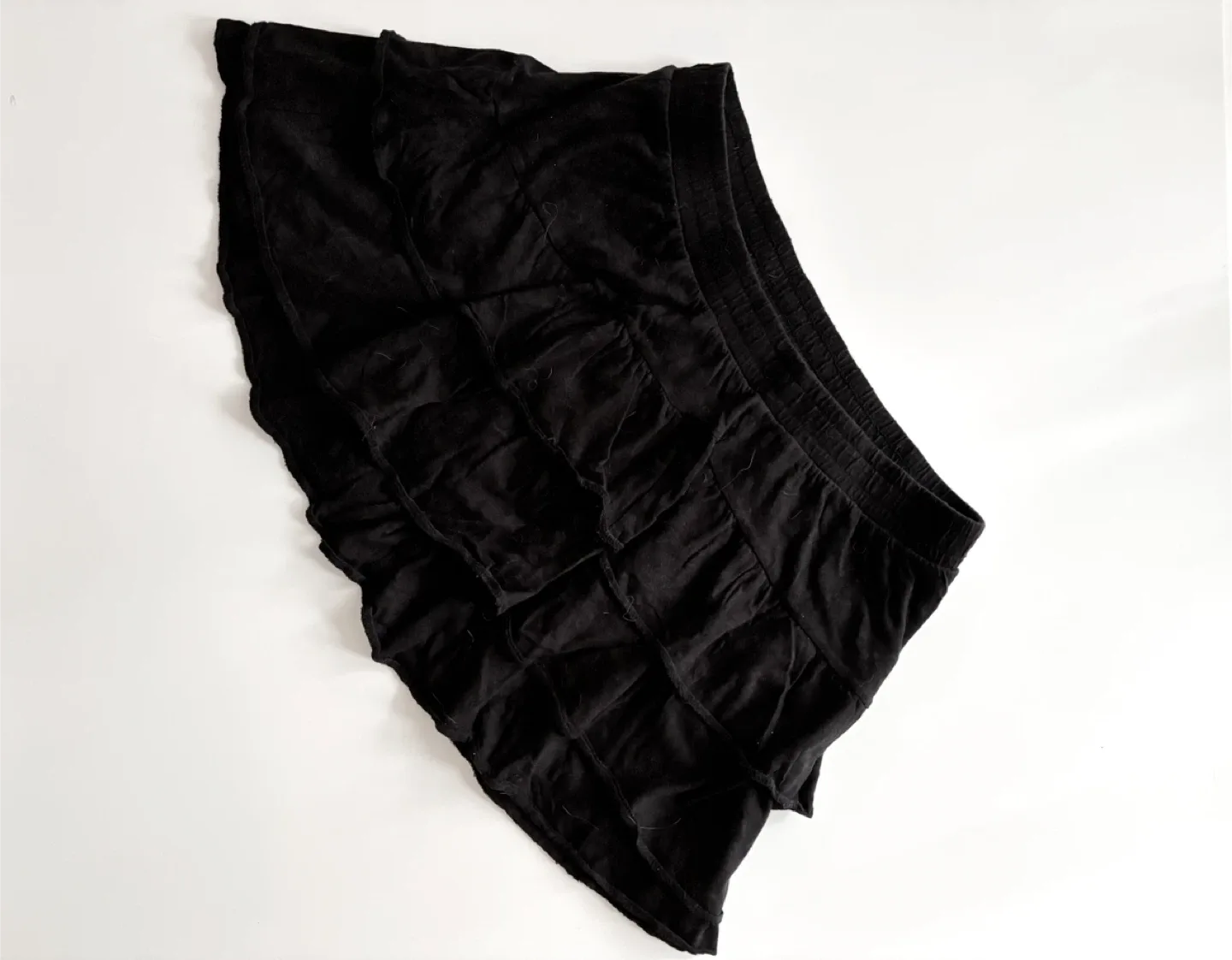 Black Ruffle Mini Skirt - American Eagle image indicator(2)