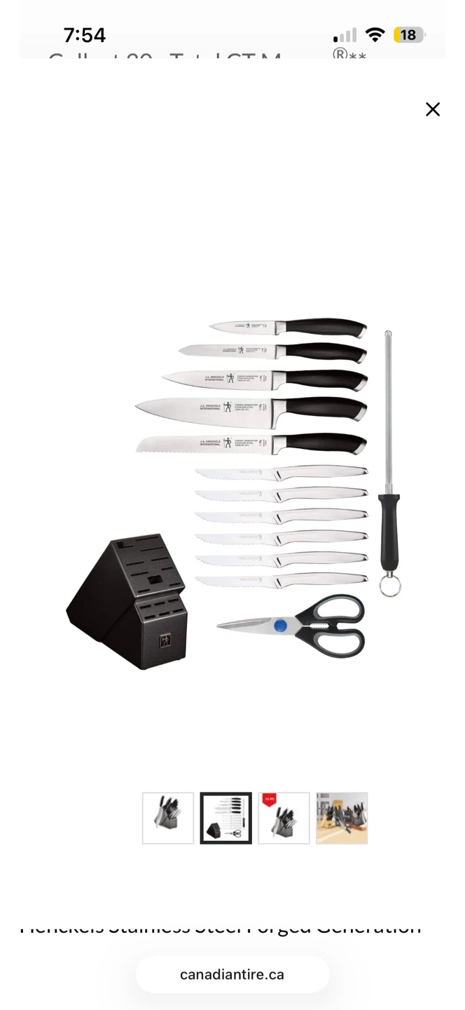 Henckels 14-Piece Knife Block Set - Brand New! - photo 2