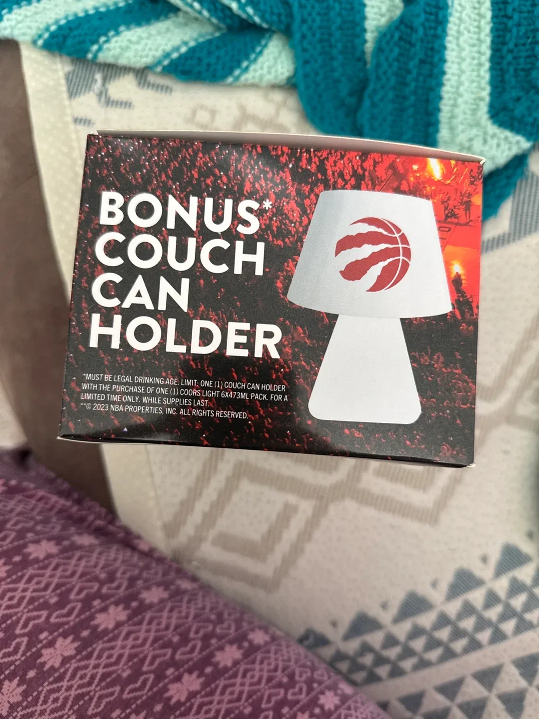 Coors Light Bonus Couch Can Holder - Raptors Edition image indicator(3)