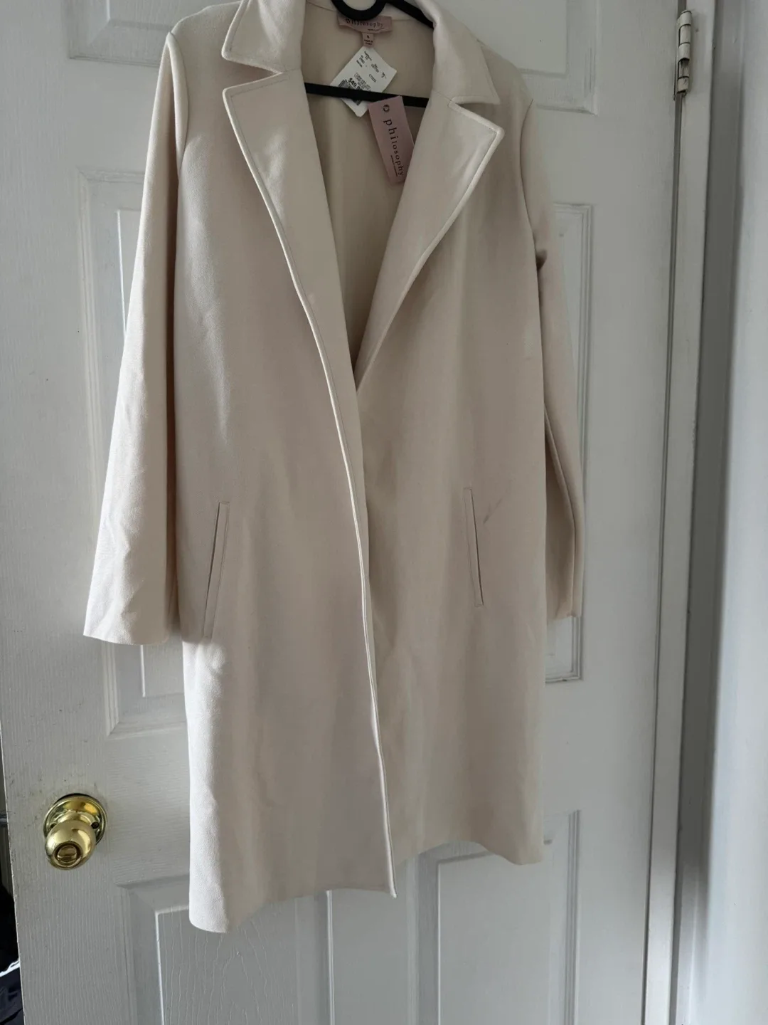 Philosophy Cream Coat, Size S - New with Tags! image indicator(2)