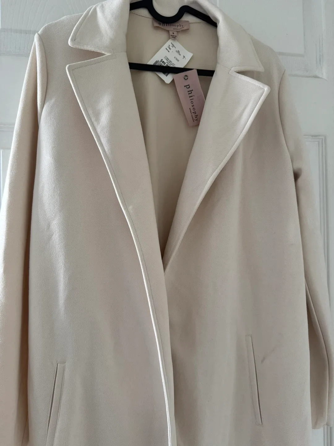 Philosophy Cream Coat, Size S - New with Tags! image indicator(3)