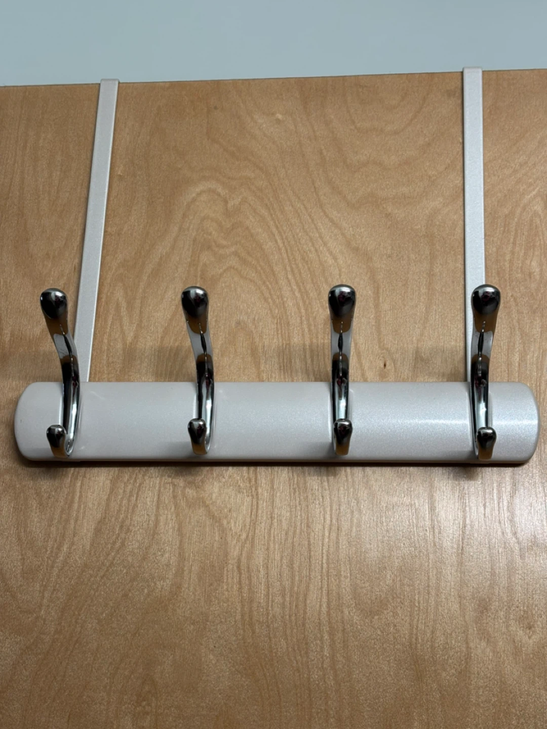 2 Over-the-Door Hook Rack - White - photo 2