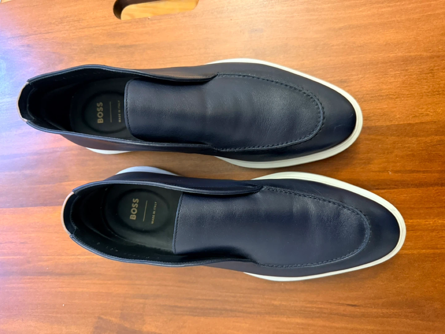 Hugo Boss Leather Slip-On Shoes - photo 2