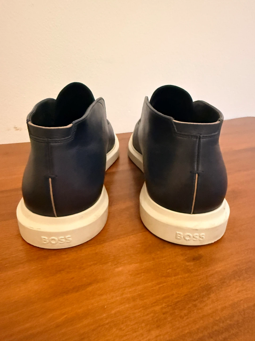 Hugo Boss Leather Slip-On Shoes - photo 4