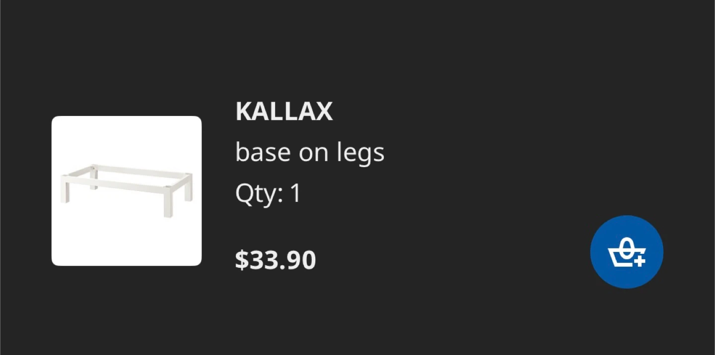 IKEA Kallax Shelf Unit with Legs - photo 4