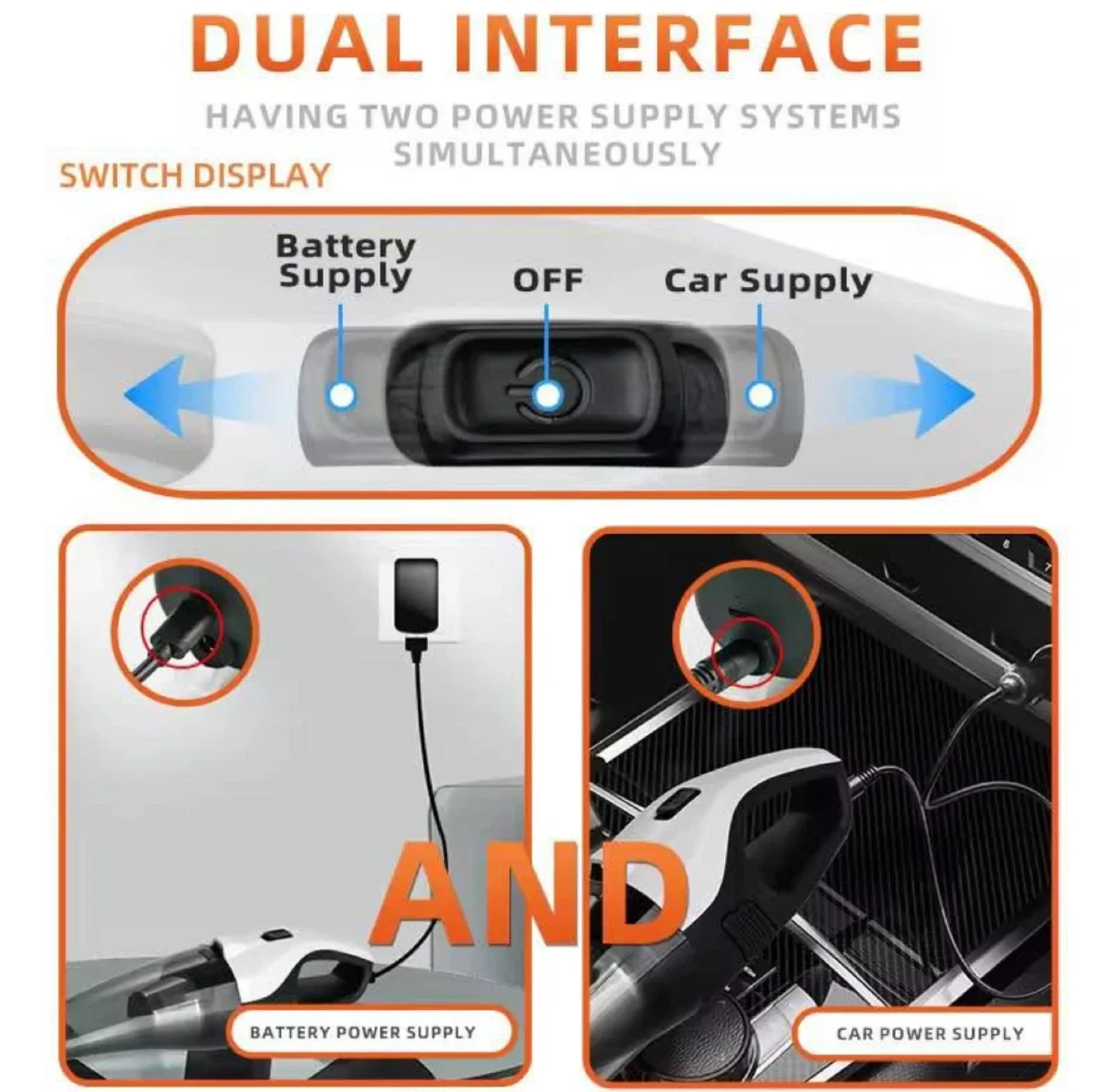 Portable Vacuumr Cleaner (Dual power) image indicator(3)