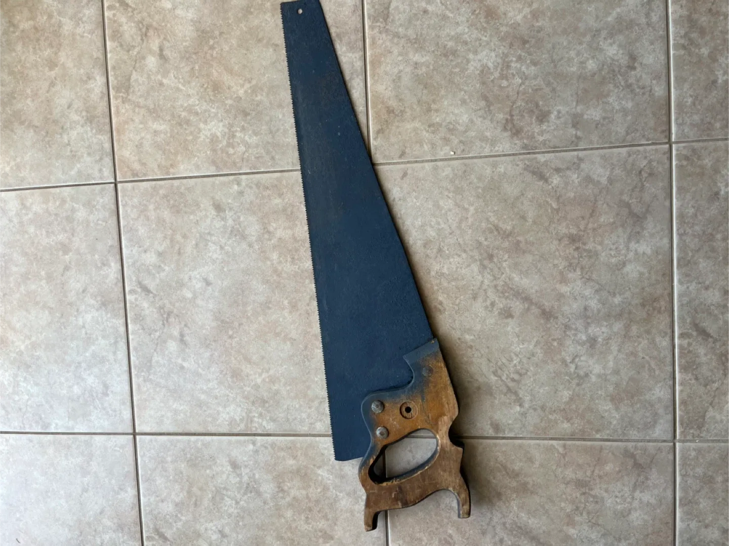 Hand-Painted Decorative Saw image indicator(2)