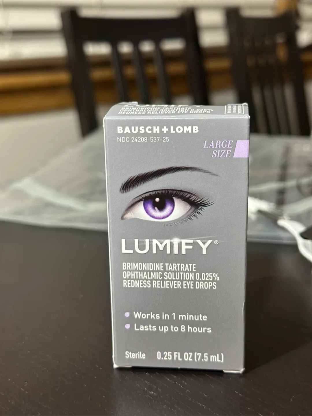 Lumify Redness Reliever Eye Drops - Large Size