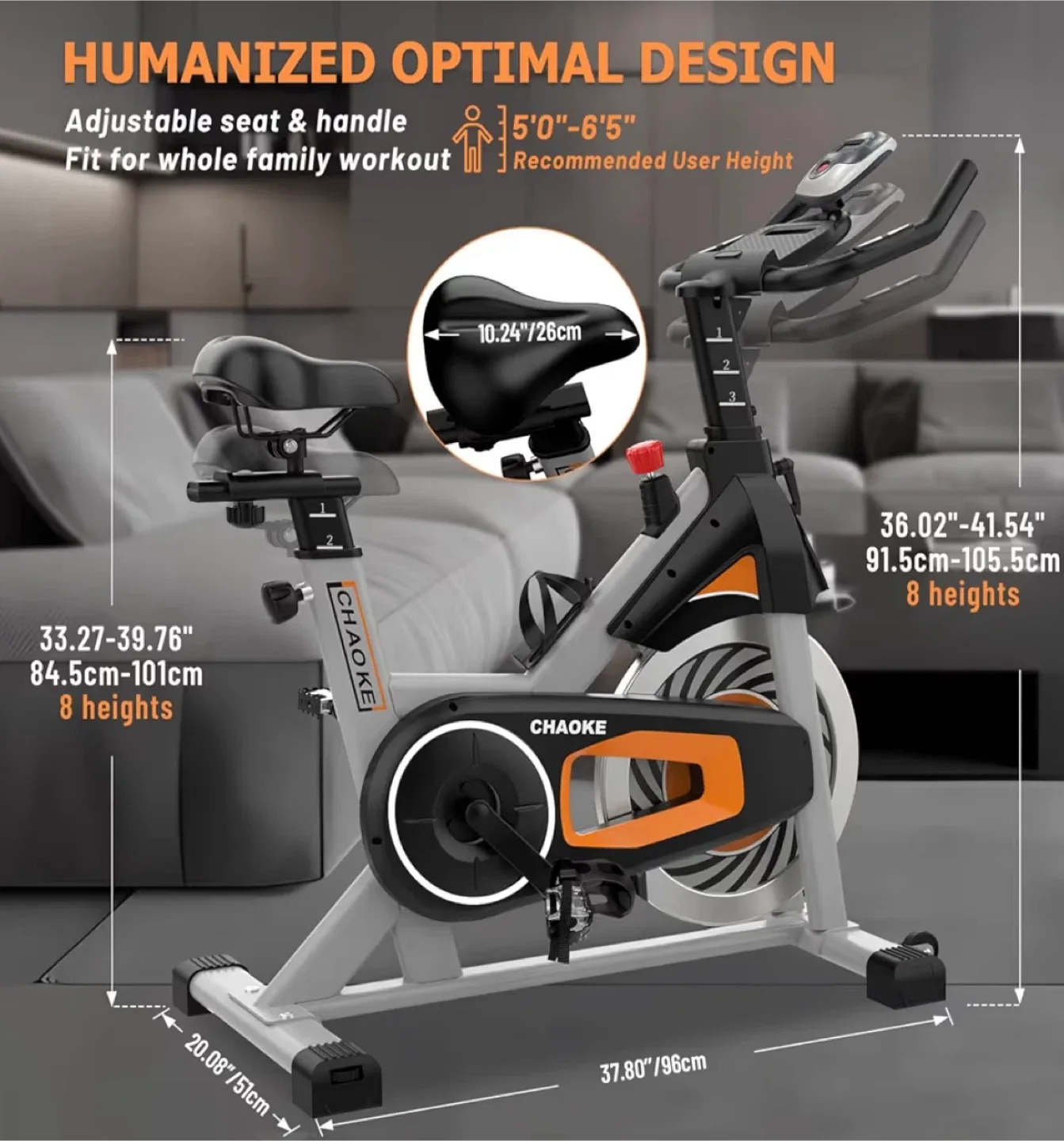 Indoor Stationary Exercise Bike image indicator(5)